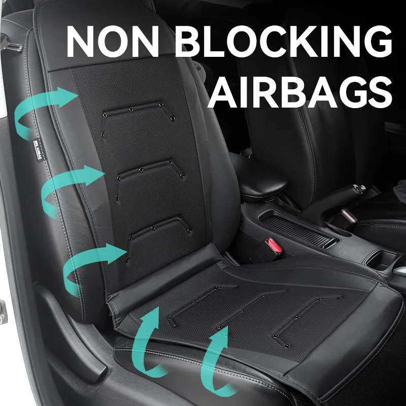 12V 24V Car Seat Cover Anti Slip Breathable Cooling  Ventilation Cushion With Fan