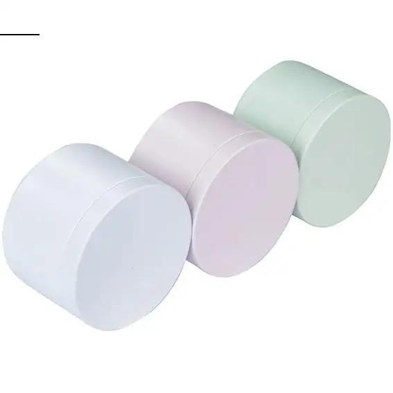 2oz 4oz 6oz 8oz Sealed Round Incense Tinplatee Empty Candle Jar Box in Light Green