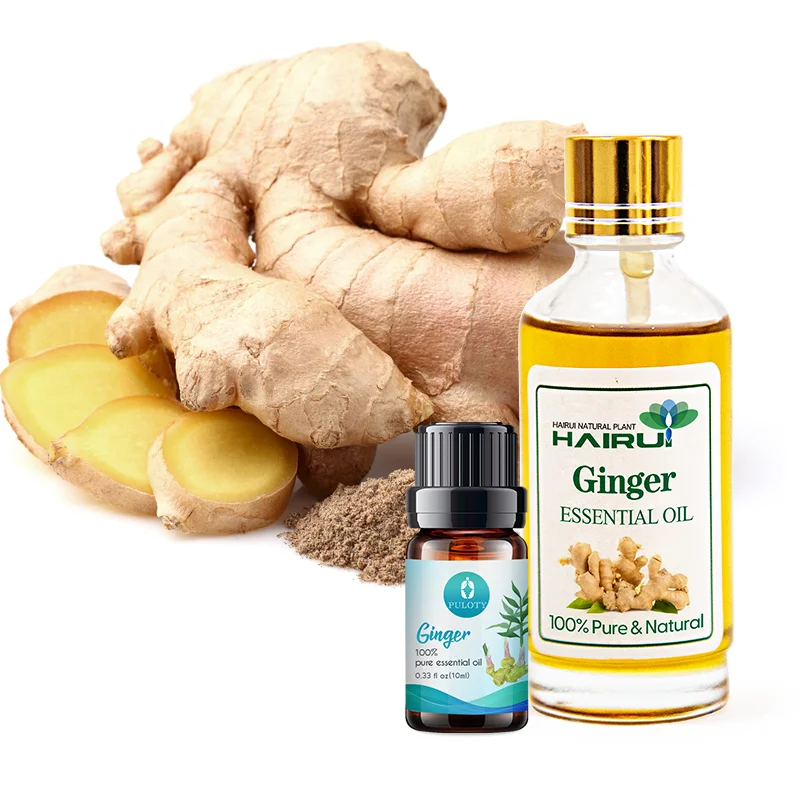 Body care ginger essential oil private label solvent extraction ginger oil for hair growth