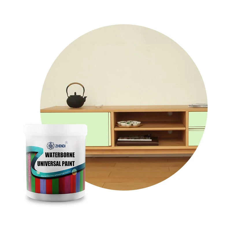 Waterborne general purpose antirust waterborne salt resistant baking paint