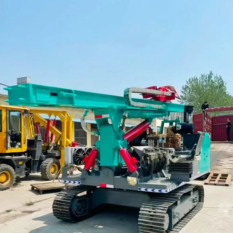 China New Cheaper Price Screw Piling Air Post Hydraulic Driver For Photovoltaic Power Stations Pile Driver