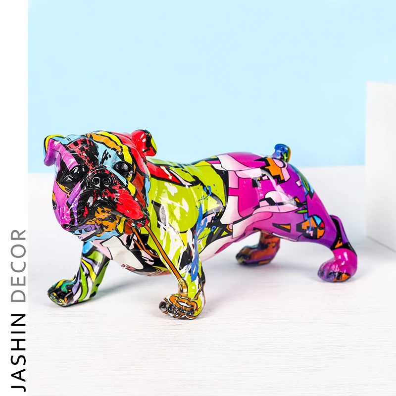 Heat transfer dog travel commemorative home decoration porch decoration