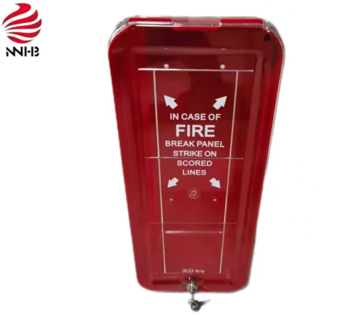 5LB Acrylic Fire Extinguisher Cabinet Plastic Storage Box for Firefighting Equipment Accessories