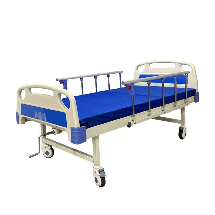 Hospital Furniture Single Crank Manual Medical Patient Bed