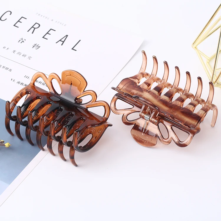 Taimeng OEM заколки для волос черепаховая раковина и черная Нескользящая заколка для густых волос цвета могут отличаться