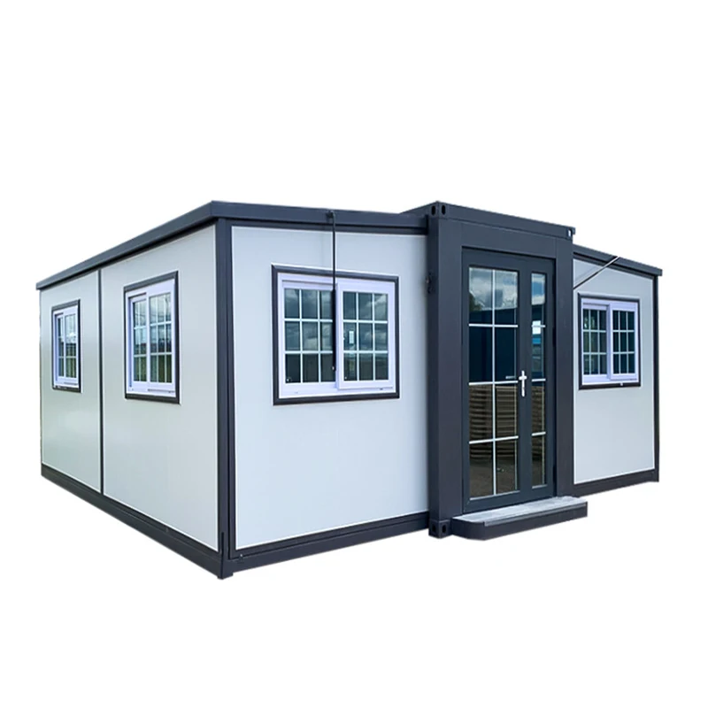 China suppliers custom 20ft 40ft expandable foldable container house prefab bedroom homes folding tiny fold out house