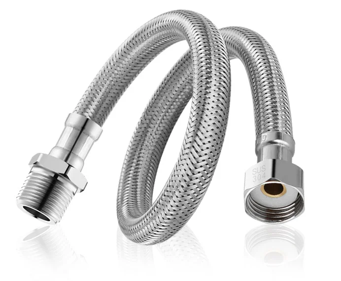 Stainless Steel Flange Connection Liquefied-Petroleum Gas Flexible Braided Metal Hose Industrial Pipe Fittings
