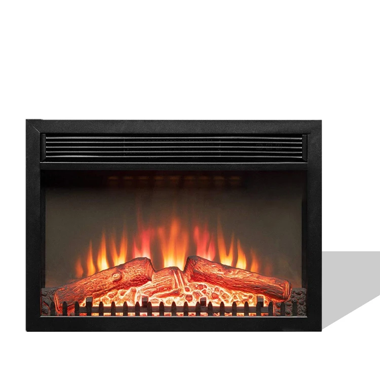 23inch remote control electric fireplace with master flame and mantel no heat