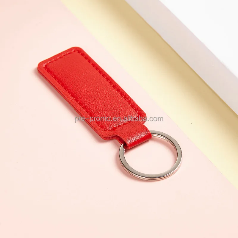 Custom wholesale cheap car leather keychain