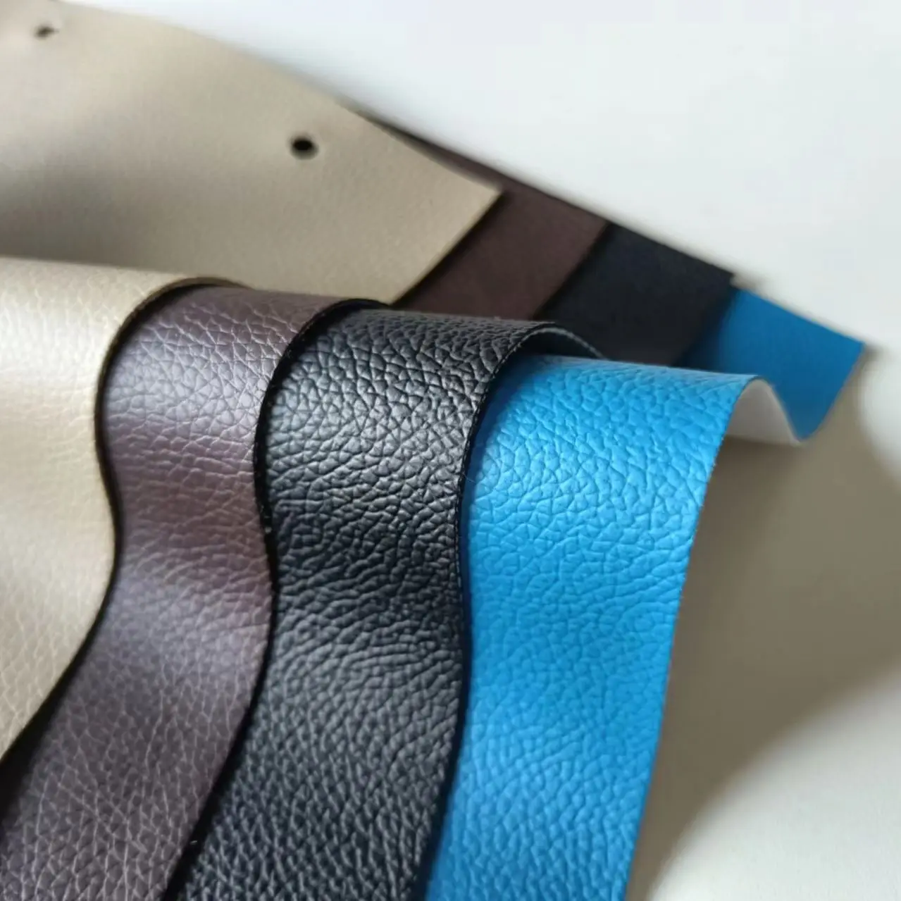 Anti-Scratch Vegan Pu Cork Leather Bio Leather Cork Fabric, Design Recycled Elastic Soft Pvc Vinyl Synthetic Leather