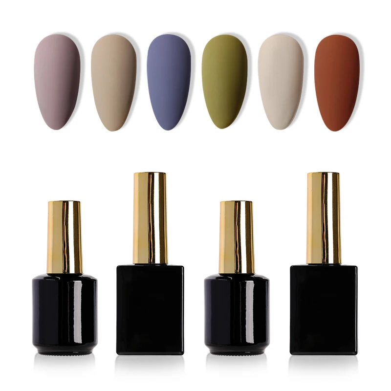 yidingcheng gel factory oem odm Private Label No Wipe UV Gel Polish private label rubber velvet matte top coat