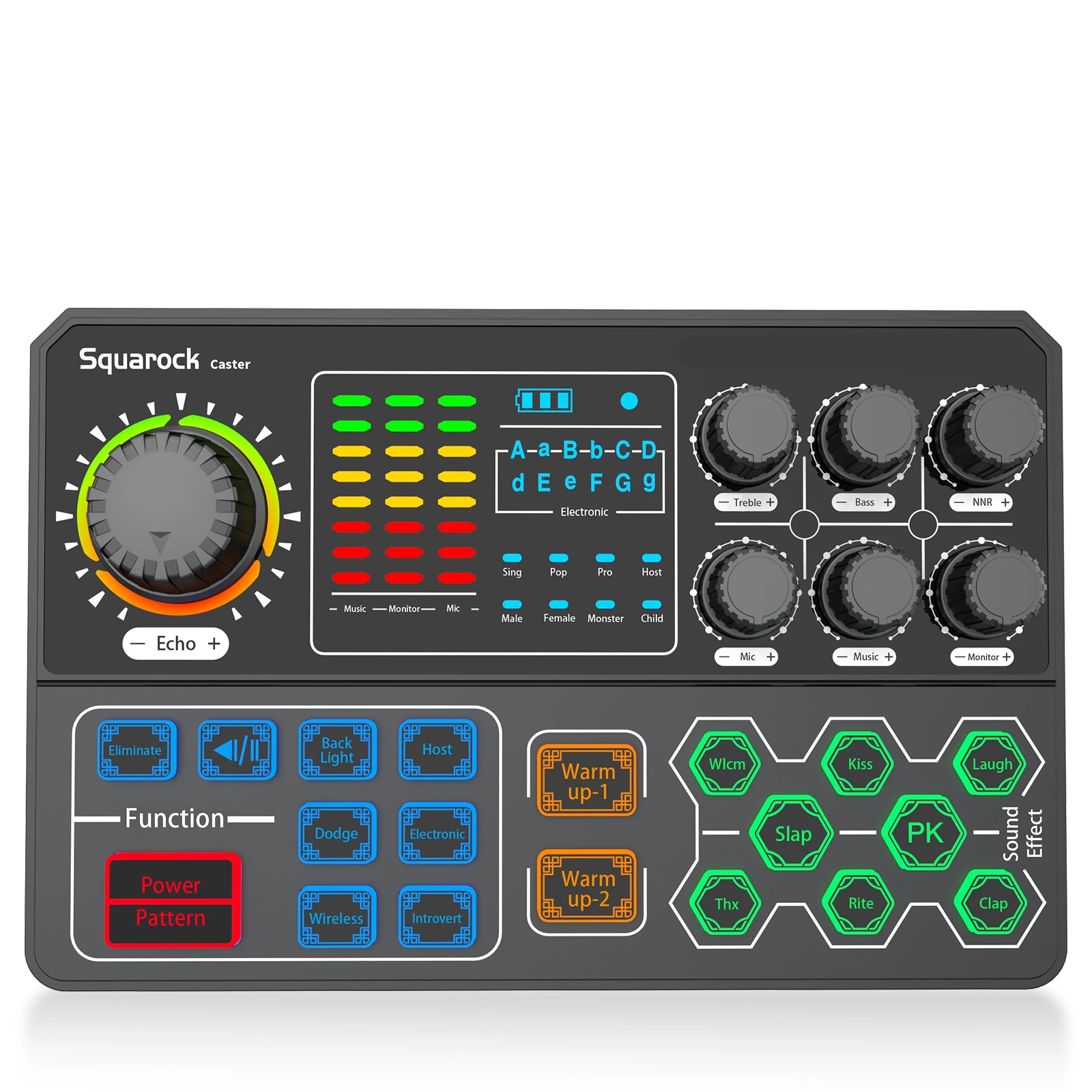Portable Live Streaming Kit Audio Interface Mixer Console Support Multi-Channel Mixing