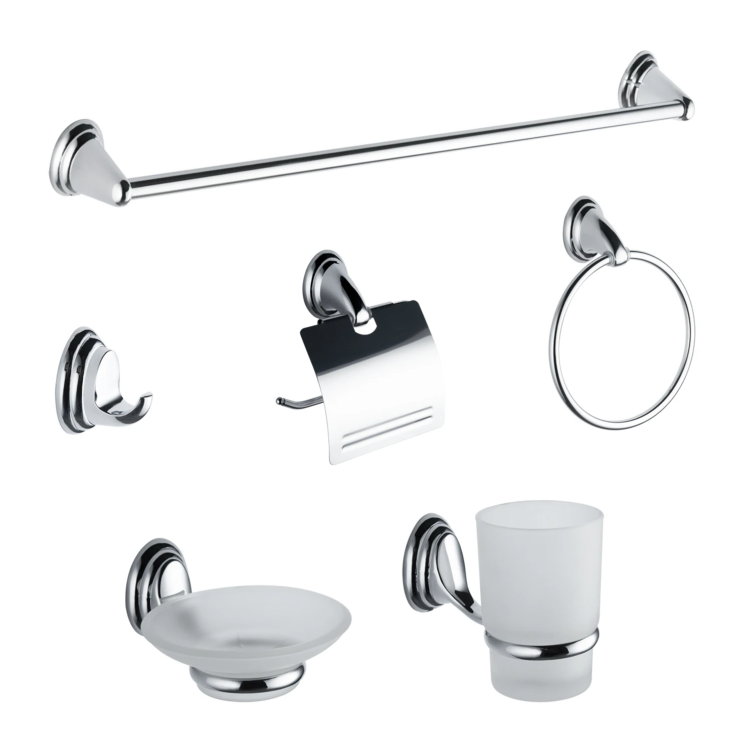 sanitary hardware / bathroom accessories set