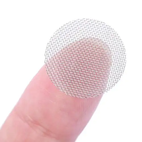 60 Mesh Stainless Steel Smoking Pipe Metal Mesh Filter,Smoking Pipe Screen, Tobacco Pipe Screen