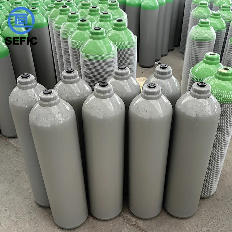 EN ISO9809-1 20L CO2/Nitrogen Gas Cylinder 1L 2L 3L 4L 5L 6L 8L 10L 13.4L 15L 25L 38L 40L 43.3L 45L 47L 50L 68L 82L