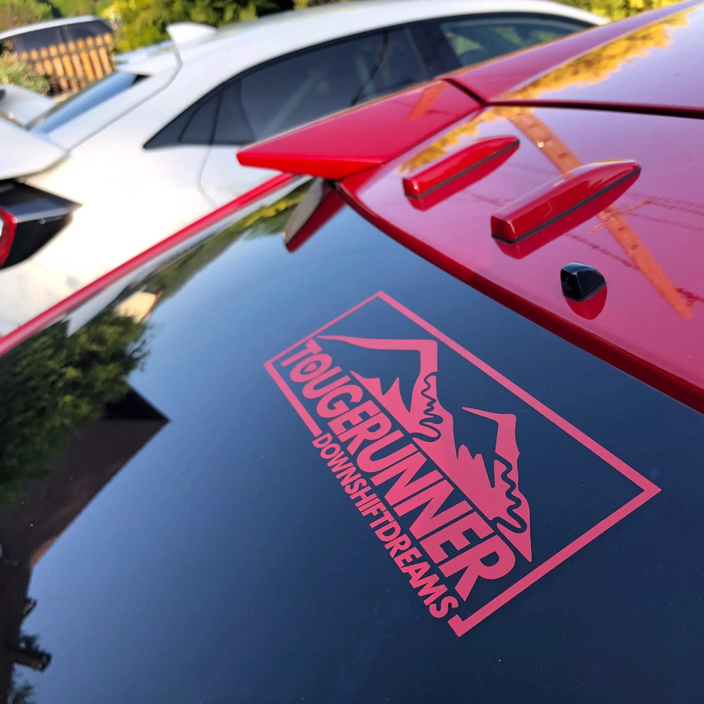 TOP Factory Custom Logo Car Windshield Banner Adhesive Die Cut Car Decals Stickers Vinyl Waterproof PVC Letter Window Stickers
