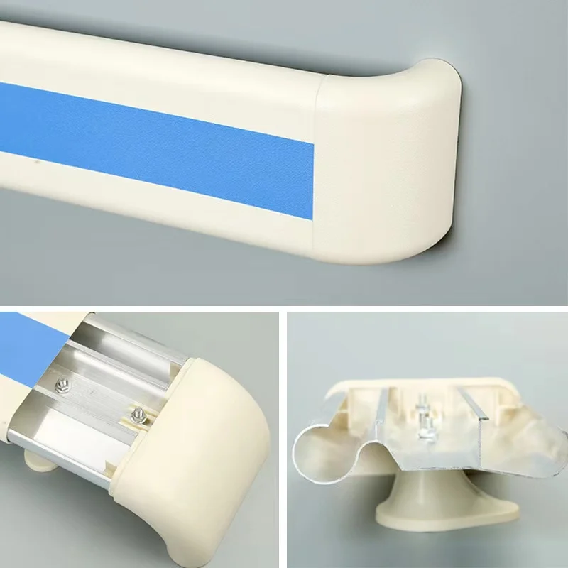 Hospital Corridor 140 Handrails Pvc Safe Medical Anti-collision Handrails