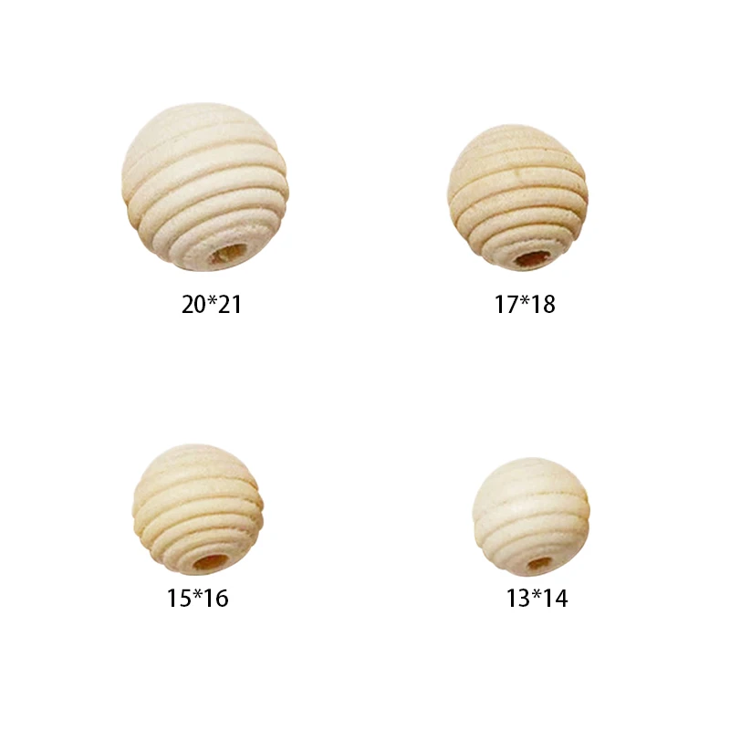 Оптовая продажа деревянные бусины XuQian из натуральной круглой нити для поделок своими руками