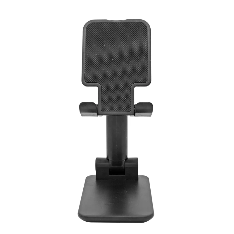 Adjustable Cell Phone Stand Desktop Cellphone Stand with Anti-Slip Base and Convenient Charging Port Fits All Smart Phones