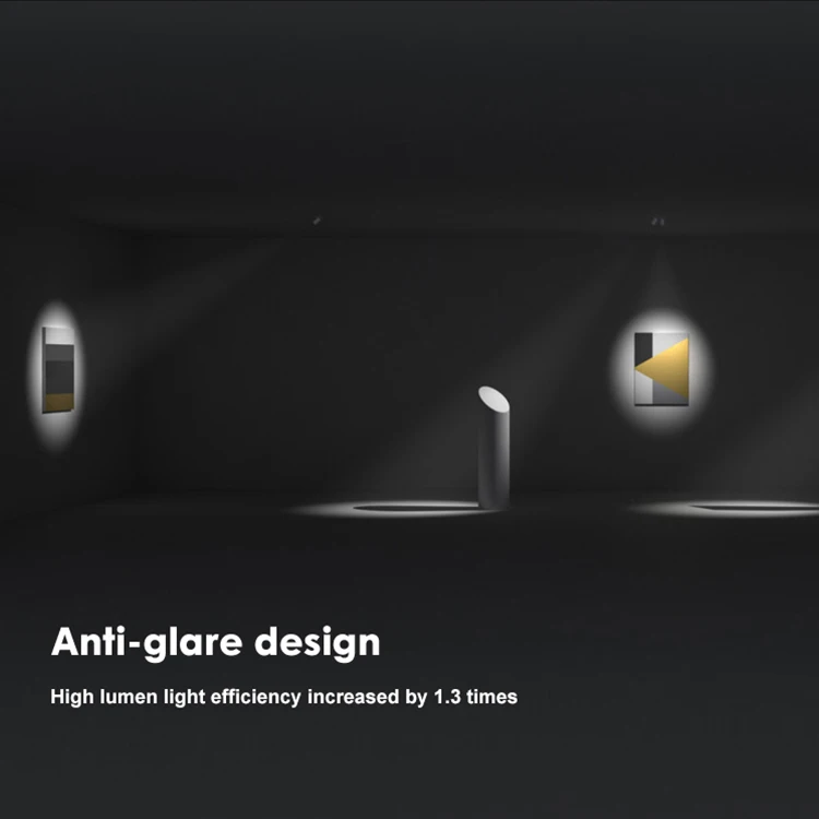 ALLWAY High Lumens Adjustable Aluminum Housing Indoor Art Museum 3w 5w Recessed Mounted LED Spotlight