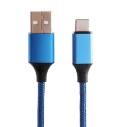 Braided custom  mobile phone nylon usb micro usb-c 3 in1 type c fast charging data cable for iphone