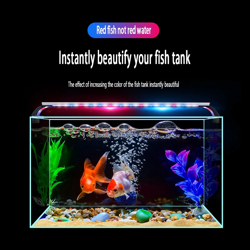 High Quality Aluminum Alloy Metal Shell Full Spectrum Freshwater Fish Tank Lamp Led Aquarium Lights For Plant Tank