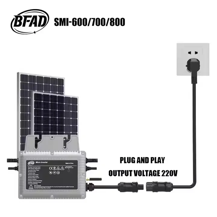 Hot selling grid connected solar inverter SMI-800W single-phase price is cheap and popular in China