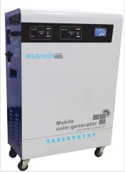 Off Grid Wind Solar Hybrid Power System 3000W All In One Mobile Solar and Wind Turbine Hybrid Power System 3000W for home