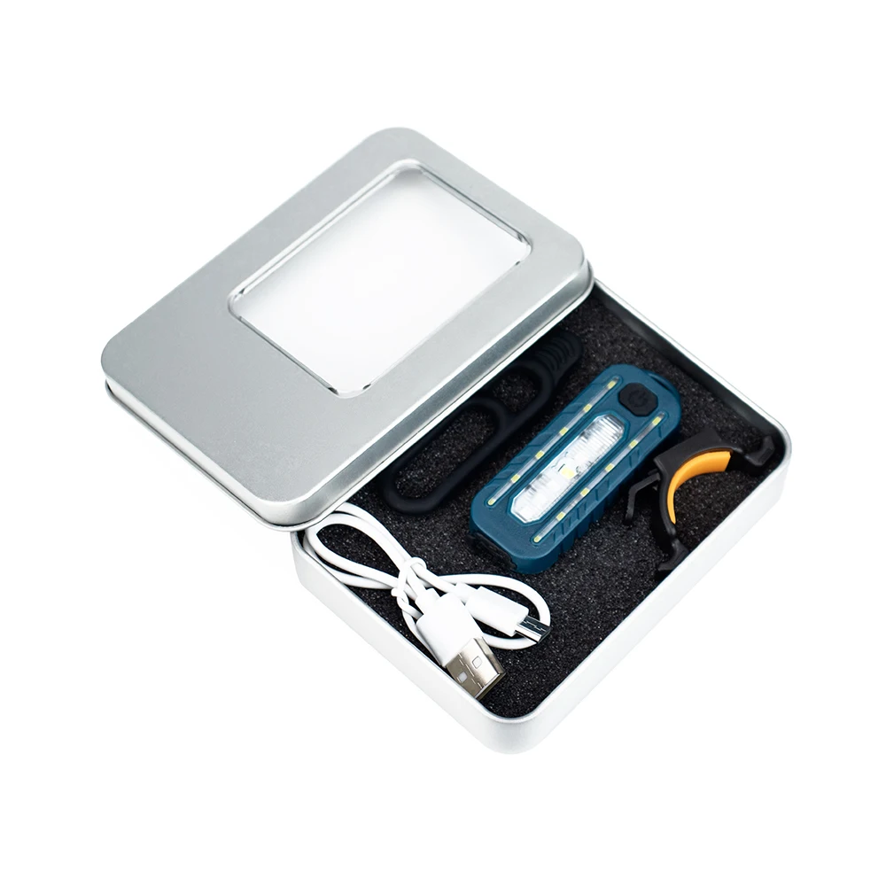 Upgrade rechargeable shoulder warning light 5 flashing mode led duty lamp car emergency traffic safety warning bicycle light