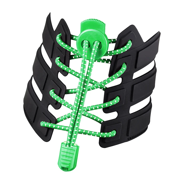 
Environmental Fashion Colorful Adjustable Round Elastic Polyester Lazy No Tie Shoelaces 