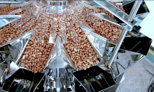 solution filling machine manufacturing plant automatic 14 head scale weigher granular multi-head filling machine