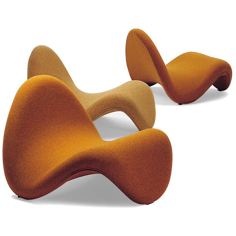 Wholesale Cheaper Creative Modern Design Stackable Tongue Chair Floor Legless Chair