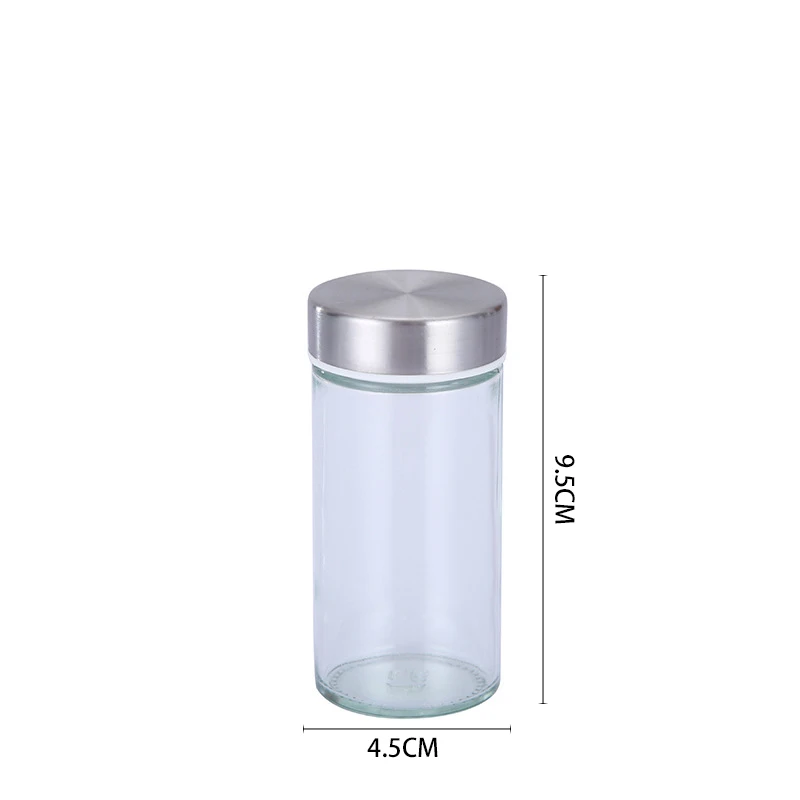 Stainless Steel Rotating Frame Seasoning Bottle Set 16 Seasoning Bottles And Rotating Pepper Pot