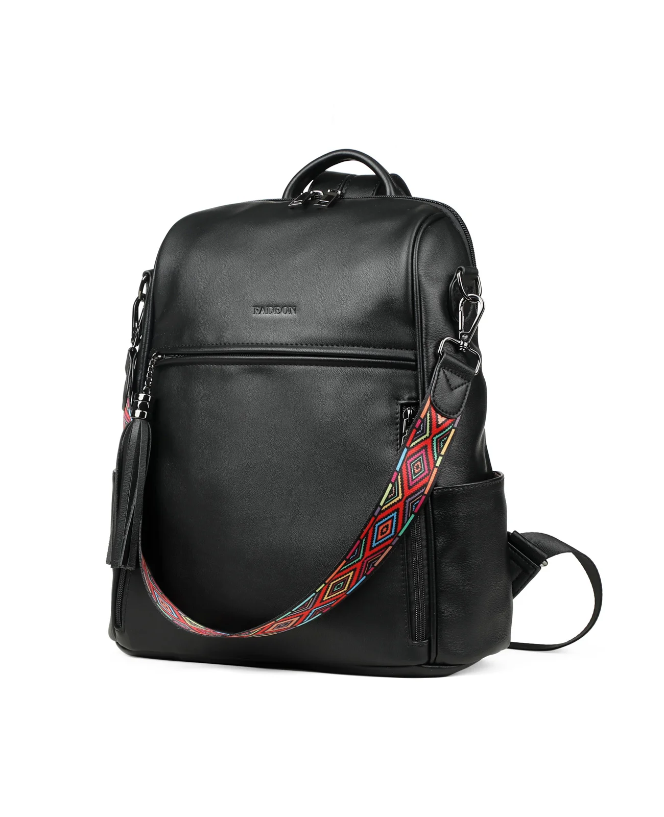 
Новинка 2021, модная школьная сумка, Женский подходящий ко всему рюкзак из мягкой кожи в Корейском стиле для старшей школы, простой рюкзак 