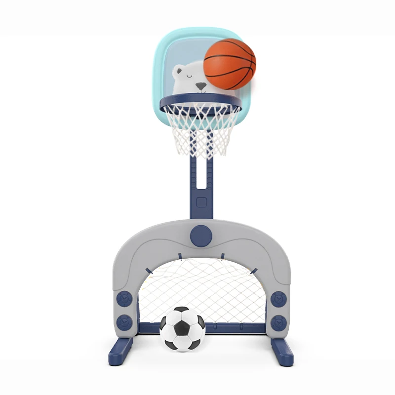 ABST Indoor Mini Plastic Kids Basketball Hoops Stand Multifunctional Adjustable Baby Ring Hoop