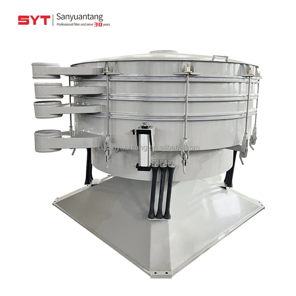 Large Capacity Silica Sand Sieving Swing Vibrating Screen Separator Magnesium Silicate Sieving Tumbler Screeners Sift