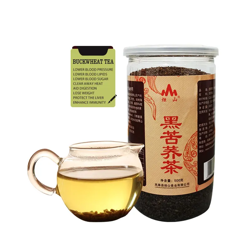 500g antioxidant rich tartary buckwheat healthy flavor tea bags for sale detox tartary buckwheat tea