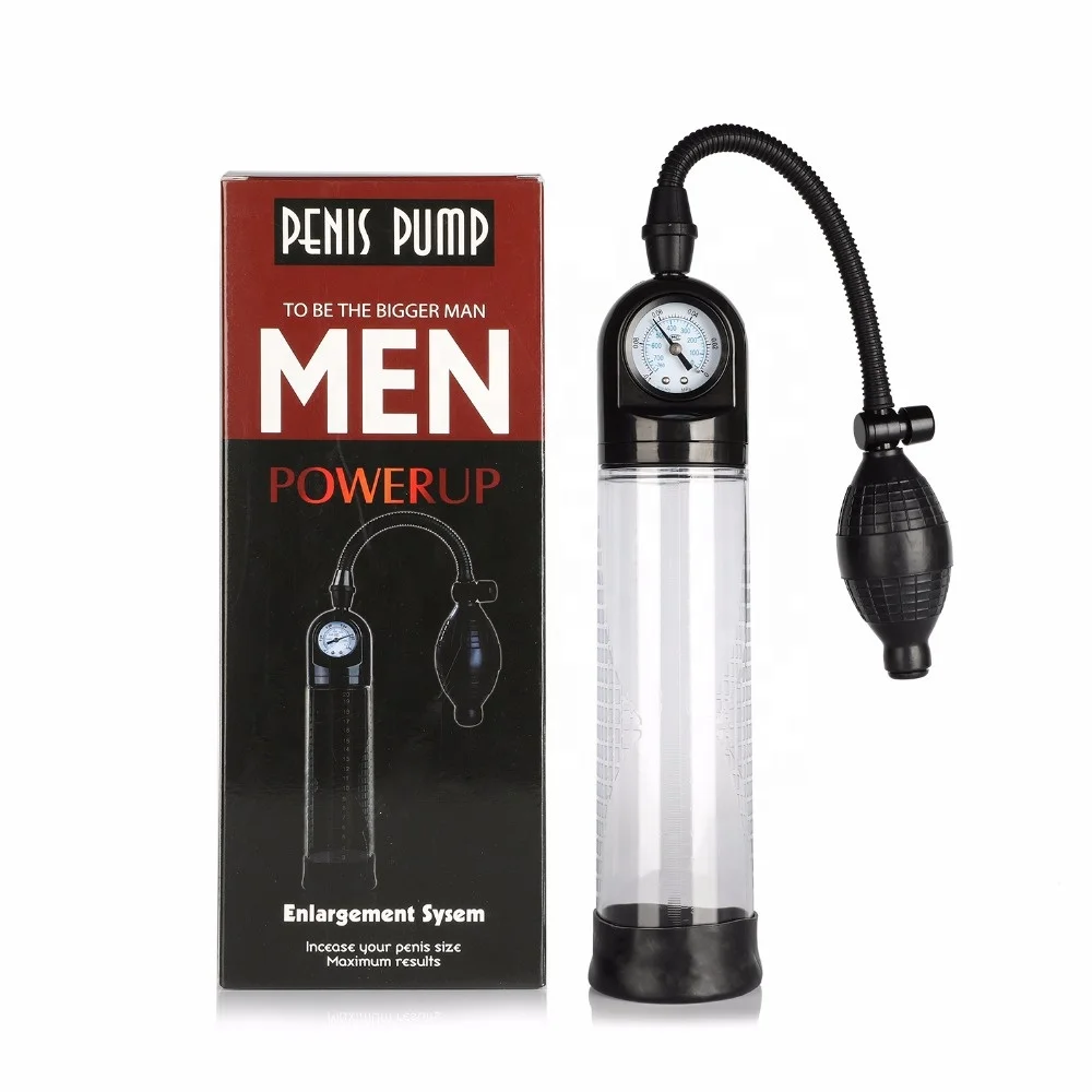 Manual Vacuum Penis Enlargement Extend Pump, Adult Male Sex Toys Pumps & Enlargers - Trainer Sex Toys for Men Penis Enhancer