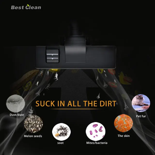 ЛУЧШИЙ Чистый 2.5L 1600w центральный HEPA, Малый бытовый Электрический вихревой твердый пол и ковер пылесос