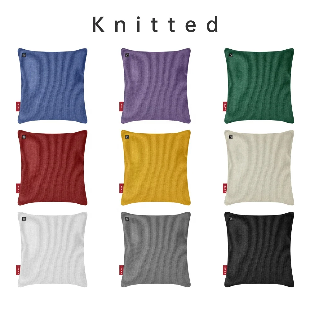 Graphene Flame retardant Rechargeable electric heating heat throw pillow heated scatter  cushions