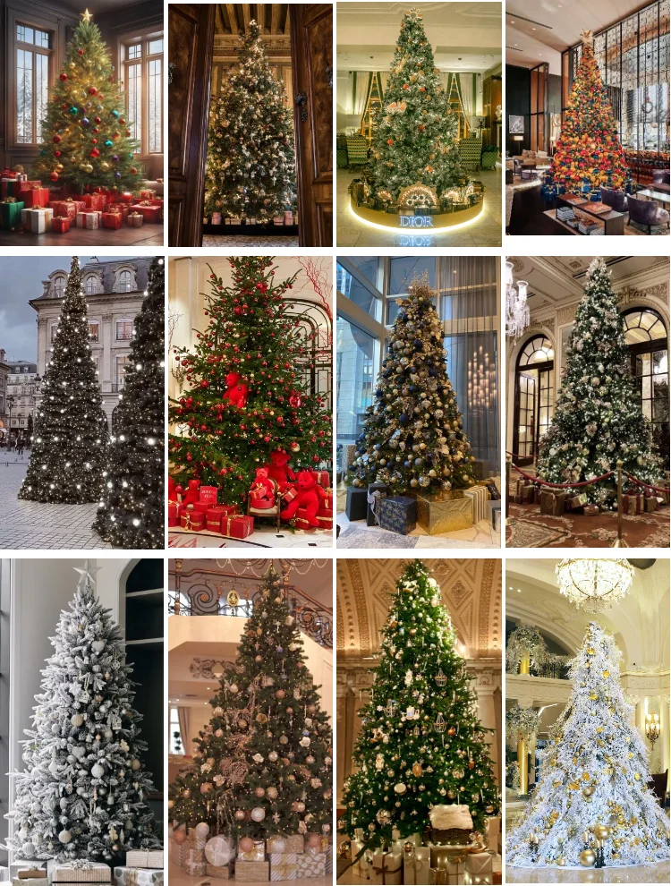 Pre-lit White Green Artificial Christmas Tree with Incandescent Warm Prelighted Tree with Branch Tips Lights Foldable Stand