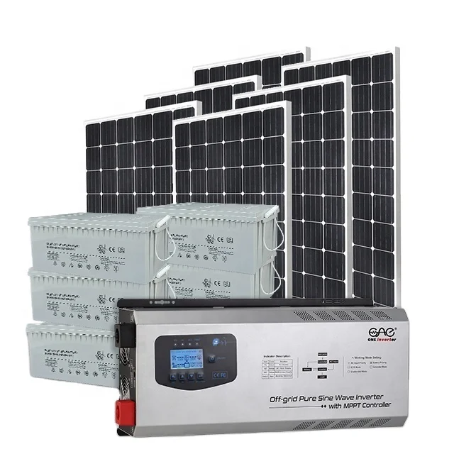 3kw 5kw 6kw hybrid single phase 110v 120v 220v 240v energia solar energy systems kw system for family
