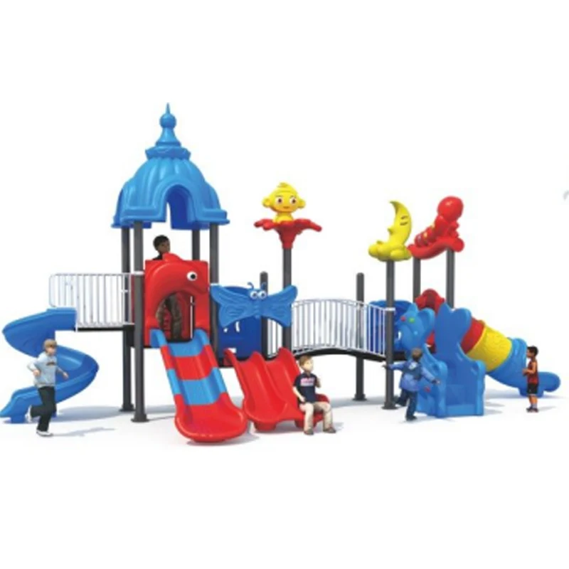 China Manufacturer Training Center Educational Play Area Kids Outdoor Playground Slide Amusement Park Open Playground