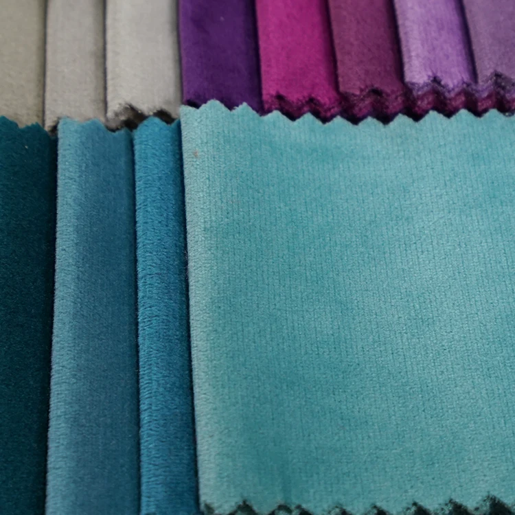 Factory Directed Hometextile Raw Material  Sofa Fabric Holland Velvet Upholstery Fabric Online For Living Room