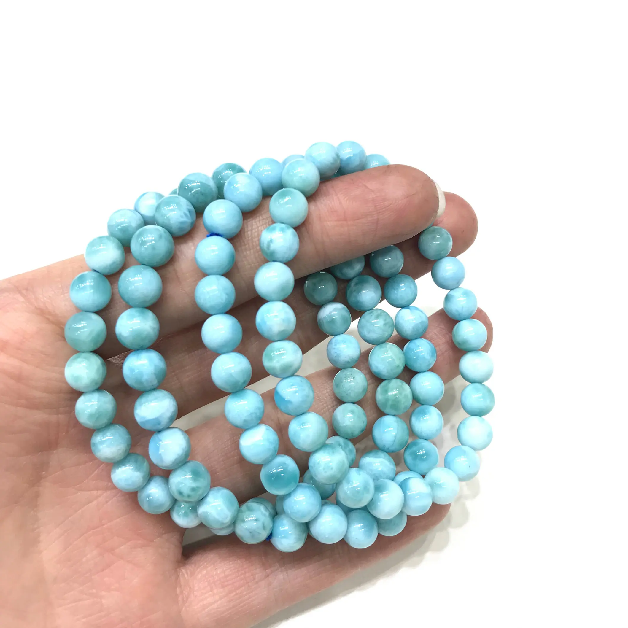 New Natural Larimar Crystal Bracelet For Gifts Decoration