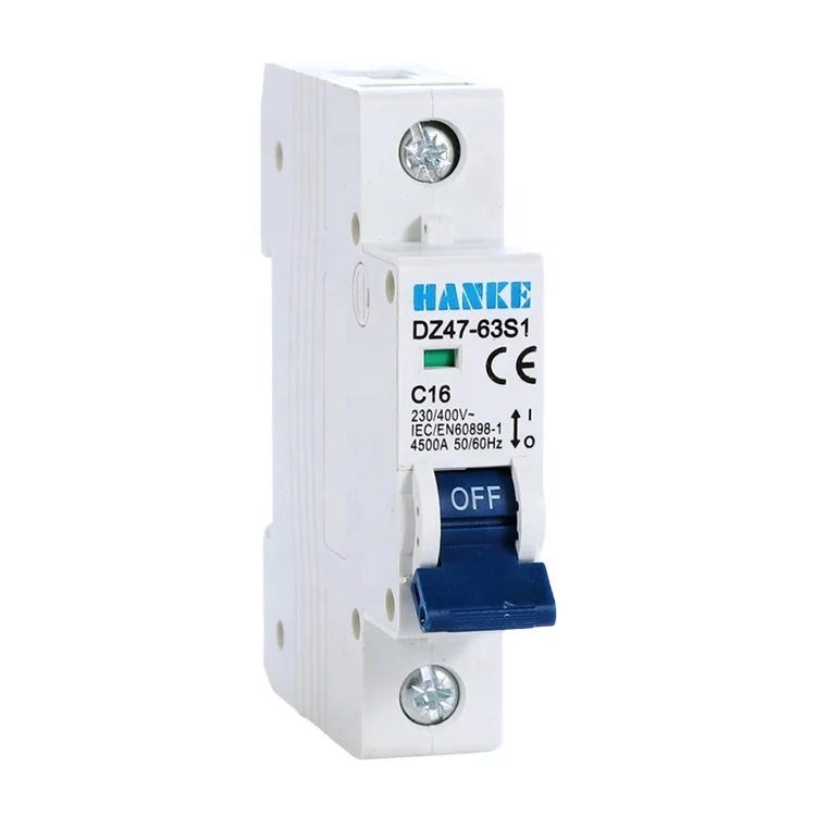 DZ47-63 однополюсный модульный корпус Микро Мини автомат защити цепи защита от перегрузки работающий на постоянном токе солнечных батарей выключатель