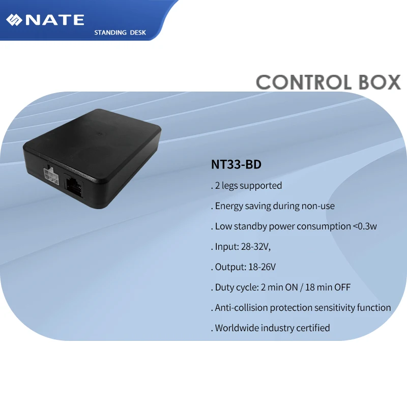 BD Office Adjustable Height Sit Stand Up Desk Accessory  Power Control Box For Electric Height Adjustable Standing Desk Frame