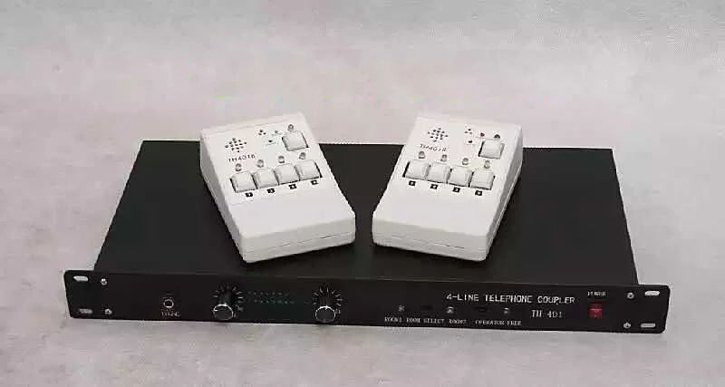  TH401-B четырехполосная Горячая линия Телефонная муфта телефон гибрид с обратной связью Suppressor аварийная