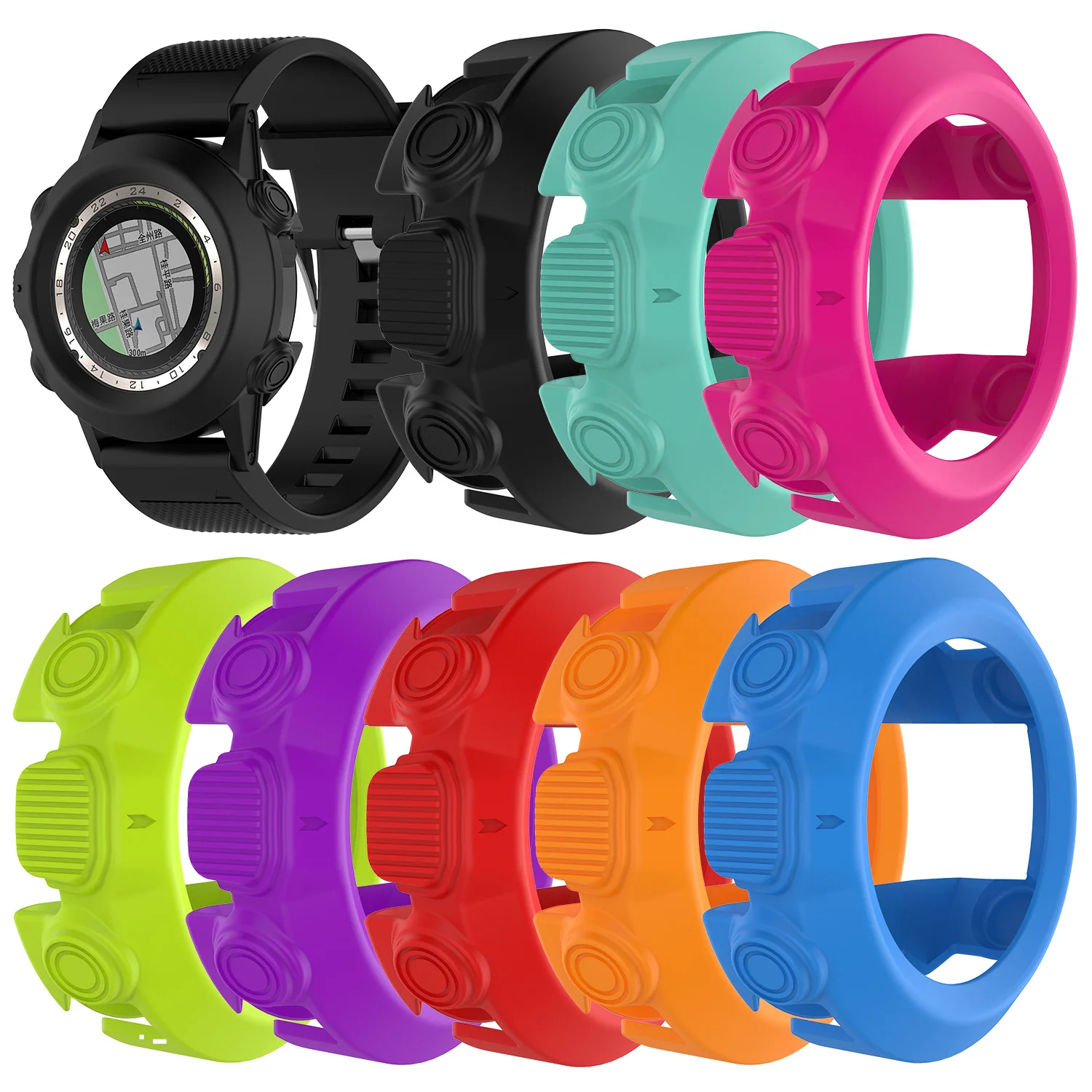 Силиконовый защитный чехол для Garmin Fenix 2 D2 Bravo Quatix тактический Чехол часов 8