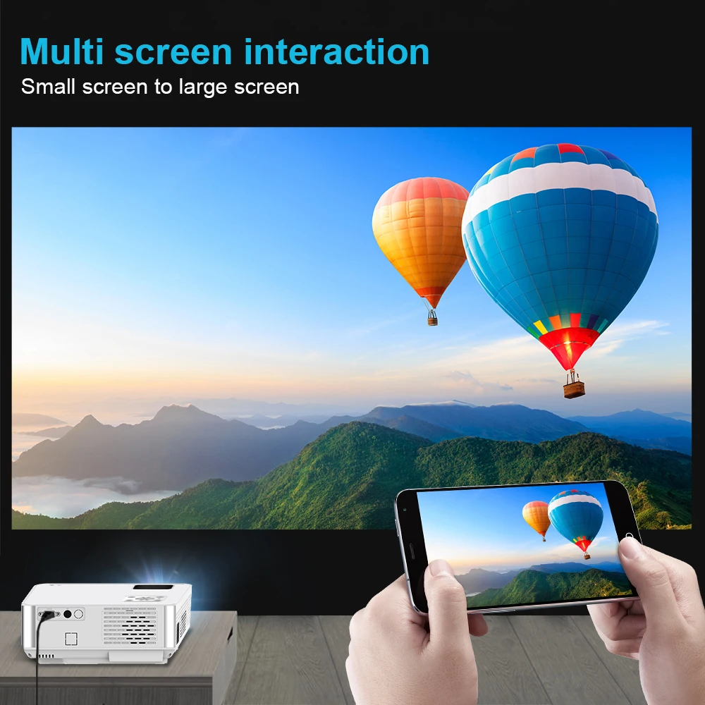 DiGear Factory горячая Распродажа LCD LED 720P Full HD проектор видео Beamer 3000 Lumens